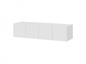 Антресоль 1600 ШК-5 (белый текстурный) в Хани - hani.mebel-nsk.ru | фото