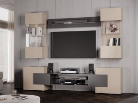 Гостиная Фэнтези (кашемир/графит) в Хани - hani.mebel-nsk.ru | фото