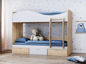 Кровать детская двухъярусная Кр-5 в Хани - hani.mebel-nsk.ru | фото