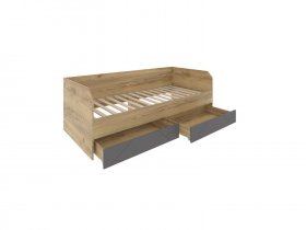 Кровать-диван с ящиками Шерлок Дв120.0_90 в Хани - hani.mebel-nsk.ru | фото