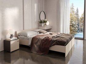 Кровать двухспальная 1,6м Гиза в Хани - hani.mebel-nsk.ru | фото