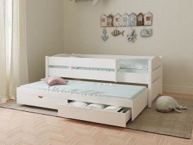 Кровать двухуровневая с ящиками «Лапландия» в Хани - hani.mebel-nsk.ru | фото