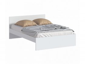 Кровать двуспальная 1,4м Бруклин СБ-3353 (белый) в Хани - hani.mebel-nsk.ru | фото