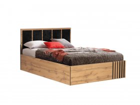 Кровать двуспальная с подъем. мех. 1,6 м Либерти 51.20 в Хани - hani.mebel-nsk.ru | фото