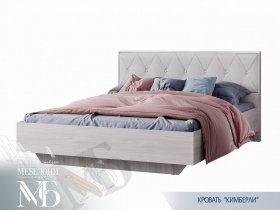 Кровать двуспальная 1,6м Кимберли КР-13 в Хани - hani.mebel-nsk.ru | фото