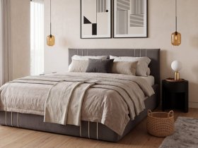 Кровать двуспальная 1,6м с подъем. мех. Леванте в Хани - hani.mebel-nsk.ru | фото