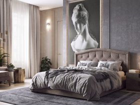 Кровать двуспальная 1,8м Верона-2 в Хани - hani.mebel-nsk.ru | фото