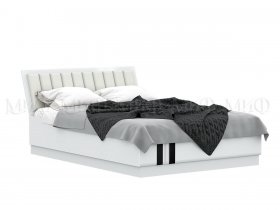 Кровать двуспальная с орт.осн. 1,6м Магнолия в Хани - hani.mebel-nsk.ru | фото