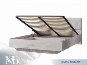 Кровать двуспальная с подъем. мех. 1,6 м  Кимберли КР-13 в Хани - hani.mebel-nsk.ru | фото
