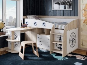 Кровать комбинированная «Немо» в Хани - hani.mebel-nsk.ru | фото