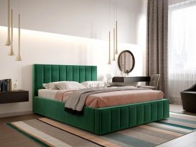 Кровать мягкая 1,4 Вена стандарт, вар.1 в Хани - hani.mebel-nsk.ru | фото