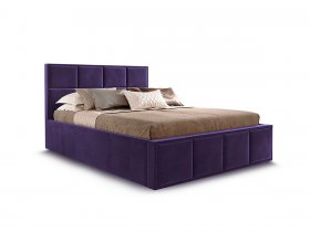 Кровать мягкая 1,6 Октавия стандарт, вар.3 в Хани - hani.mebel-nsk.ru | фото