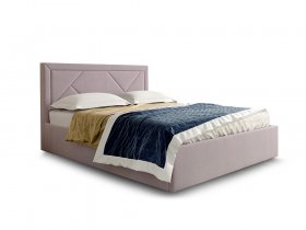 Кровать мягкая 1,6 Сиеста стандарт, вар.1 в Хани - hani.mebel-nsk.ru | фото