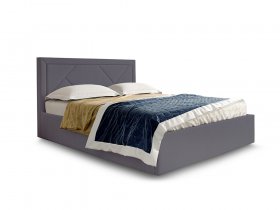 Кровать мягкая 1,6 Сиеста стандарт, вар.3 в Хани - hani.mebel-nsk.ru | фото
