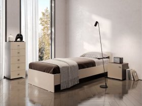 Кровать односпальная 0,9м Гиза в Хани - hani.mebel-nsk.ru | фото