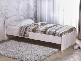 Кровать односпальная 80 с низкой спинкой (ясень шимо светлый) в Хани - hani.mebel-nsk.ru | фото