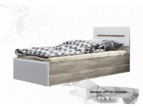 Кровать односпальная Наоми КР-12 в Хани - hani.mebel-nsk.ru | фото