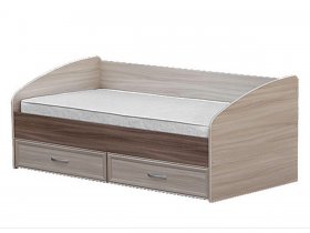 Кровать односпальная с ящиками 0,9 м-1 в Хани - hani.mebel-nsk.ru | фото