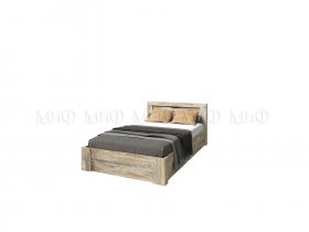 Кровать с ортопед. осн. 1,2м Ривьера в Хани - hani.mebel-nsk.ru | фото