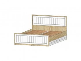 Кровать с ящиками и ортопед. осн. 1,6 м Виктория в Хани - hani.mebel-nsk.ru | фото