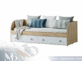 Кровать с ящиками Тренд КР-01 в Хани - hani.mebel-nsk.ru | фото