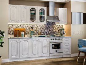 Кухонный гарнитур Лиза-2 (белый) в Хани - hani.mebel-nsk.ru | фото