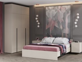 Модульная спальня Айри (кашемир) в Хани - hani.mebel-nsk.ru | фото