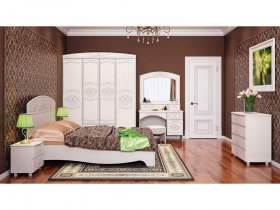 Модульная спальня Каролина в Хани - hani.mebel-nsk.ru | фото