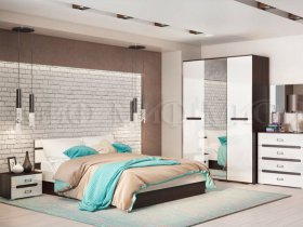 Модульная спальня Ким в Хани - hani.mebel-nsk.ru | фото