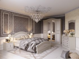 Модульная спальня Николь (Мебельград) в Хани - hani.mebel-nsk.ru | фото