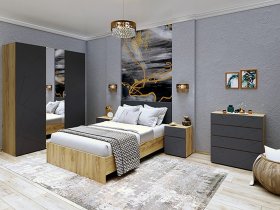 Модульная спальня Шерлок в Хани - hani.mebel-nsk.ru | фото