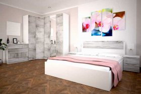 Модульная спальня Сорренто в Хани - hani.mebel-nsk.ru | фото
