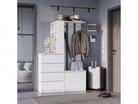 Прихожая Симпл ПР-04 (белый) в Хани - hani.mebel-nsk.ru | фото
