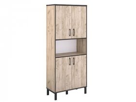 Шкаф для документов Шк050.0 Гермес лофт (дуб крафт серый) в Хани - hani.mebel-nsk.ru | фото