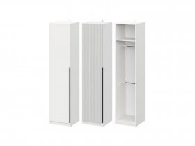 Шкаф ШК-50 Эккервуд (белый) в Хани - hani.mebel-nsk.ru | фото