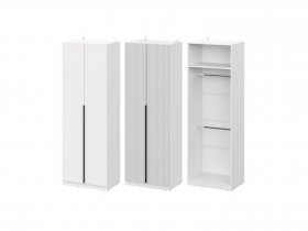 Шкаф ШК-75 Эккервуд (белый) в Хани - hani.mebel-nsk.ru | фото