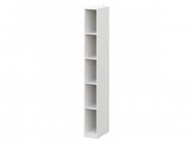 Шкаф-стеллаж ШК-25 Эккервуд (белый) в Хани - hani.mebel-nsk.ru | фото