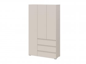Шкаф трехстворчатый с ящиками Люмо ШК-06 в Хани - hani.mebel-nsk.ru | фото