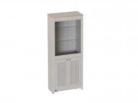 Шкаф-витрина двухдверная Валенсия (гостиная) в Хани - hani.mebel-nsk.ru | фото