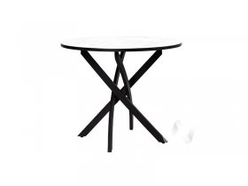 Стол обеденный Лион (мрамор белый/черный) в Хани - hani.mebel-nsk.ru | фото