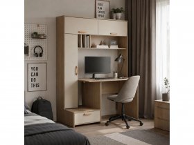 Стол письменный Лайт 03.243  (плэйн/сатин) в Хани - hani.mebel-nsk.ru | фото