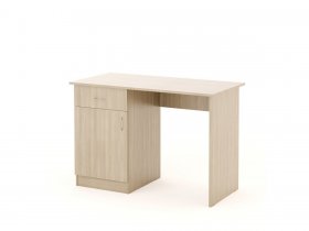 Стол письменный СП-01 (Биг) ясень шимо светлый в Хани - hani.mebel-nsk.ru | фото