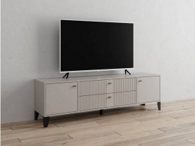 Тумба под ТВ Парус-10 (кашемир/сантьяго софт) в Хани - hani.mebel-nsk.ru | фото