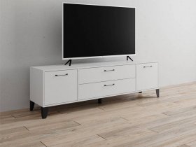 Тумба под ТВ Парус-13 (белый) в Хани - hani.mebel-nsk.ru | фото